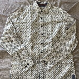 Heritage Report Collection Mens Sz Medium car pattern